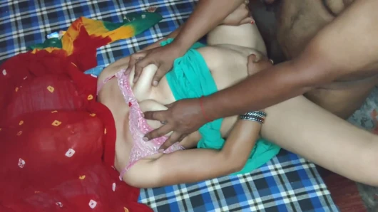 Indian bhabhi pussy enjoying husband friends  mid night