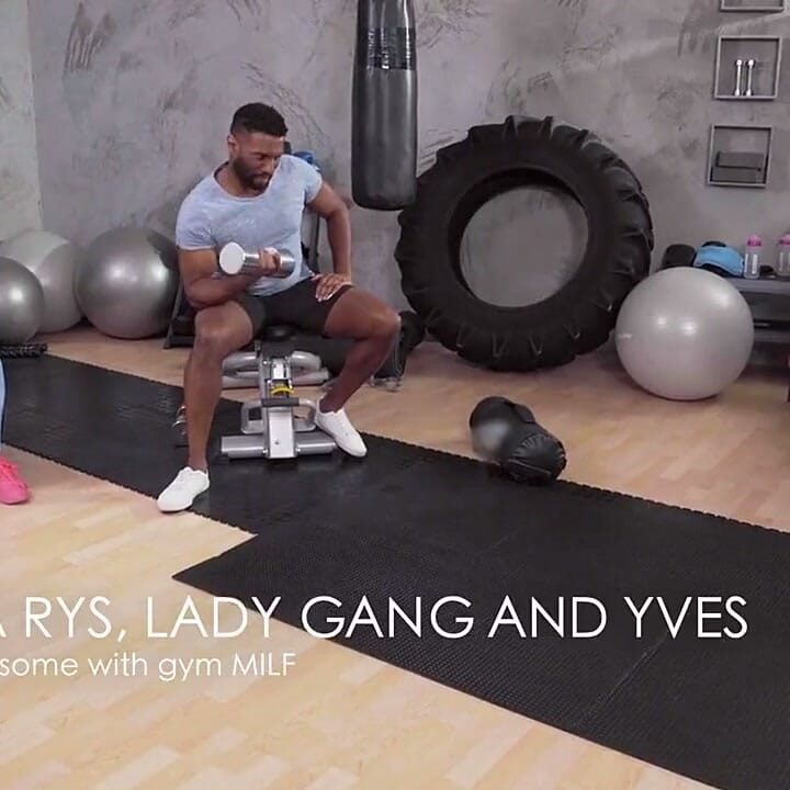 Momxxx - Interracial Threesome with Gym MILF