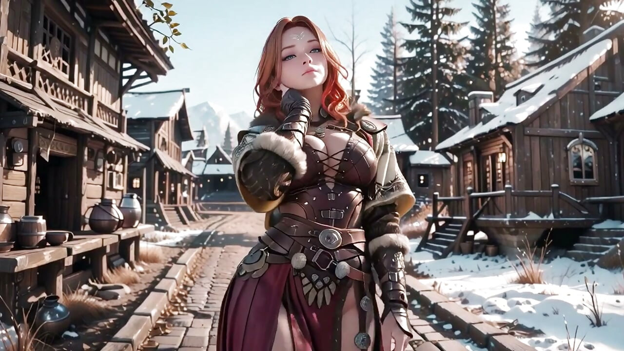 Red Queen's Epic Journey! Cold beauty in the Gothic hall, a lazy warrior under heavy armor?
