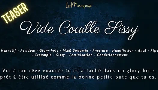 Sissy Cum-dumpster - French audio porn free use sissy