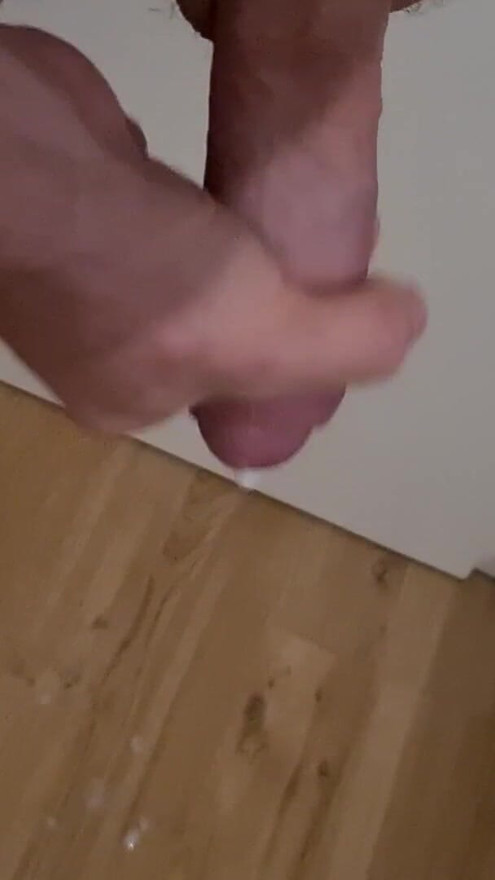 Penis jerking until cum - milking until megacumshot | Clip 1