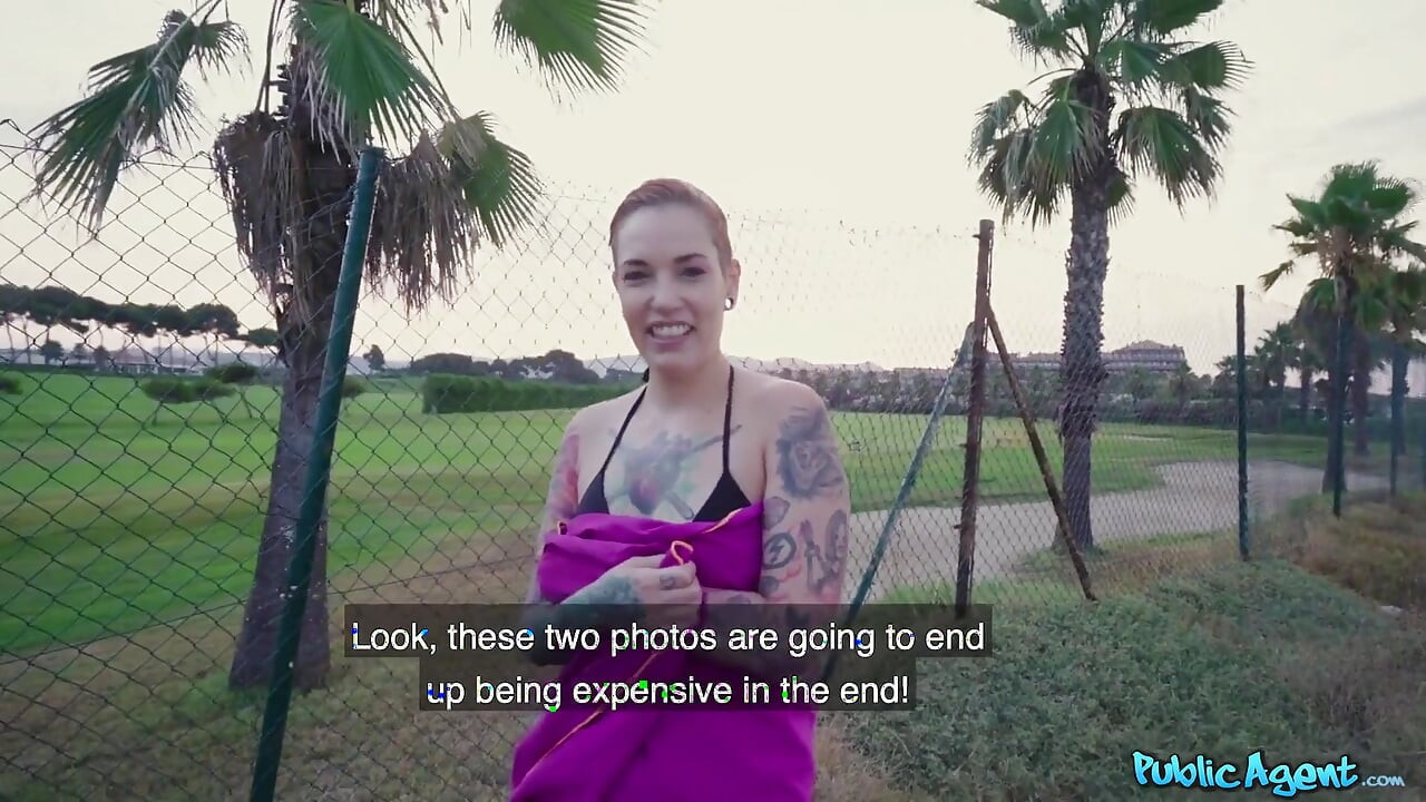 Public Agent - Topless Tattooed Cover Girl Silvia Rubi Loves It Hard