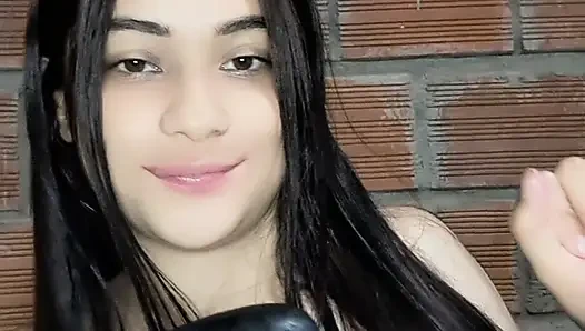 Face of an Indian girl while being fucked from behind