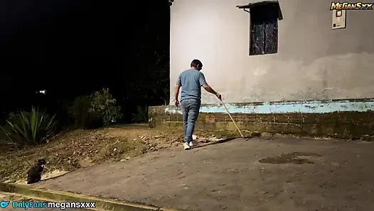 Nachbarin verbindet ein auge, um mich sehr reich zu ficken.