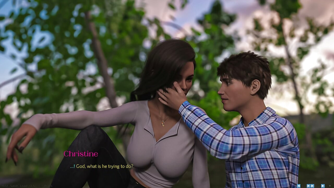 Awam-style Game - Being a Wife (v1.220p) - P4 - Stepmom Christine Pretends She Doesn't Notice as Her Stepson Cums All Over Her