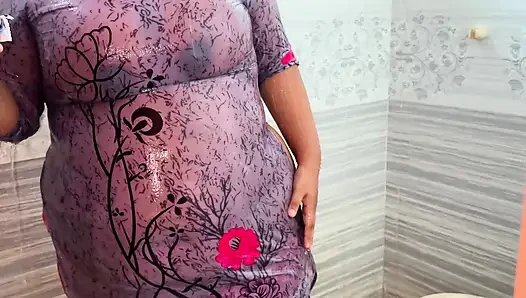 Sex with Stepaunty in the bathroom Ep-2