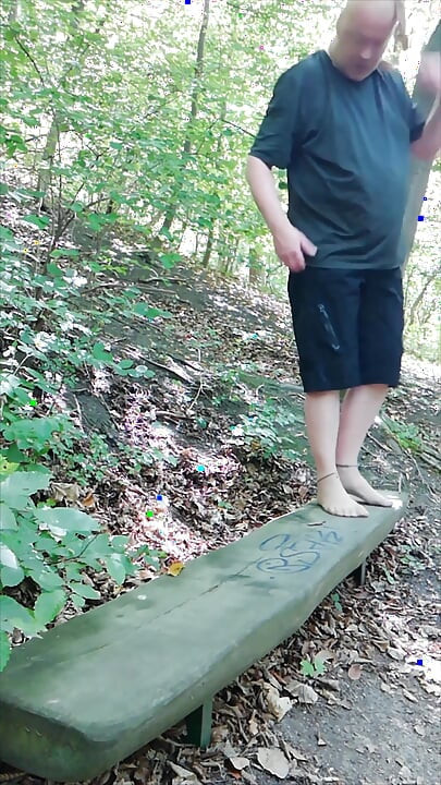 Nylon Fetish Break on the Seilbahnberg