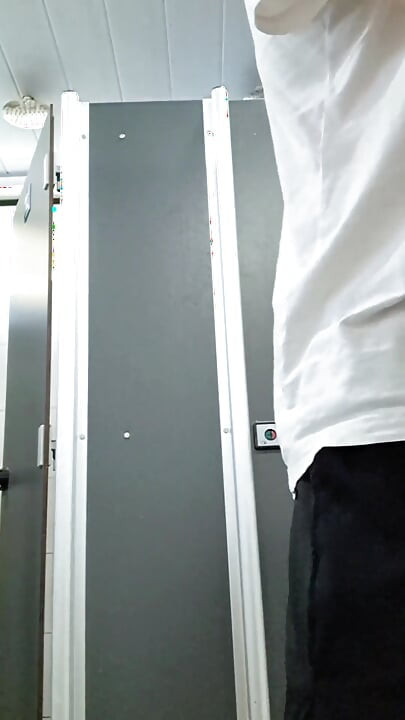 I Almost Got Caught Showing off Inside the Shower Room Where the Truck Drivers Bathe.