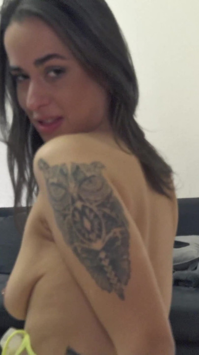 Emotional moment from "German inked Saggy Tits PAWG Teen LydiaMaus96 at Real Amateur Sex with Big Dick Boy"
