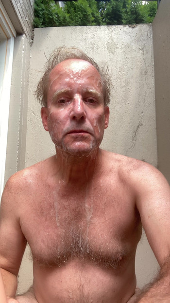 Fake cum facial