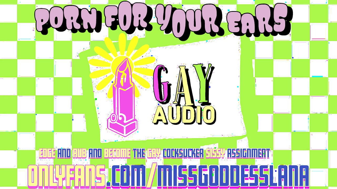 Edge and Rub and Become the Gay Cocksucker Sissy Assignment