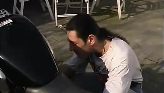 Almanya'dan döl kaplı genç kızın yüzüne büyük boşalma