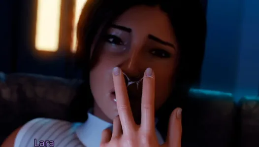 Lara Croft Adventures - Lara Tasting Her HOT Juices While Being Horny - Gameplay Part 5
