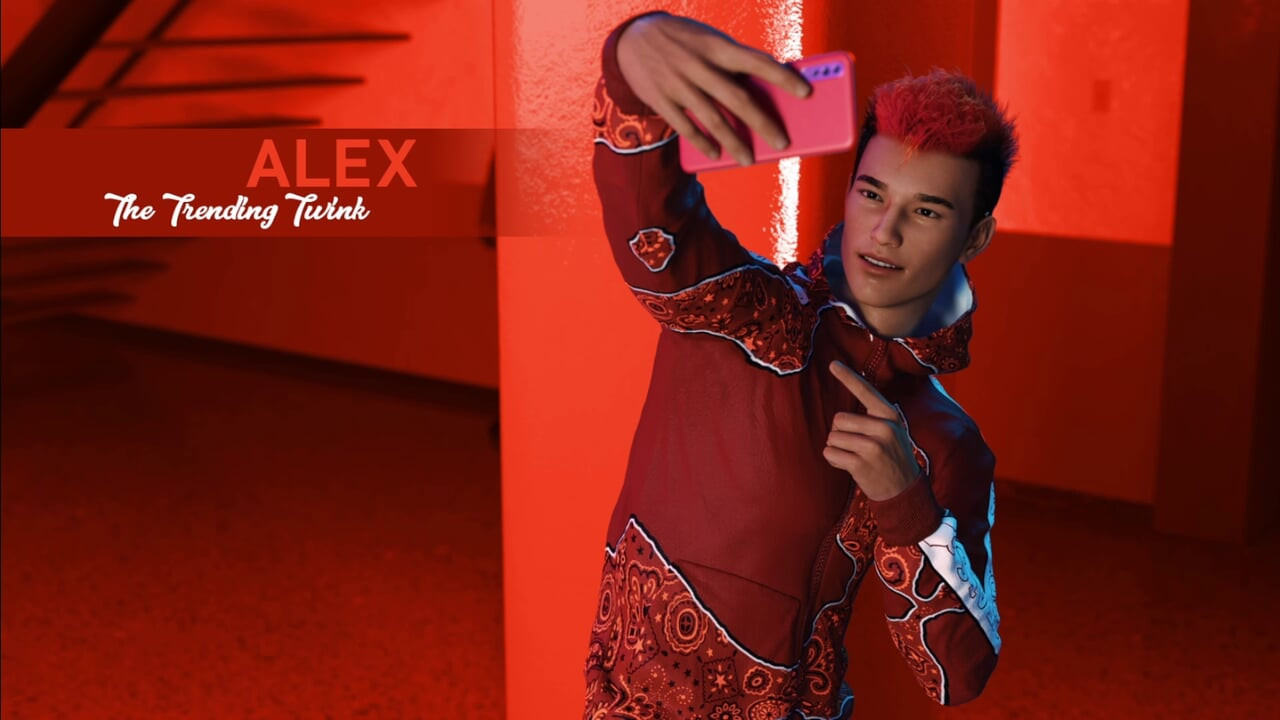 Alex : Trending Twink - Produktivan razgovor s narančastim gamerom