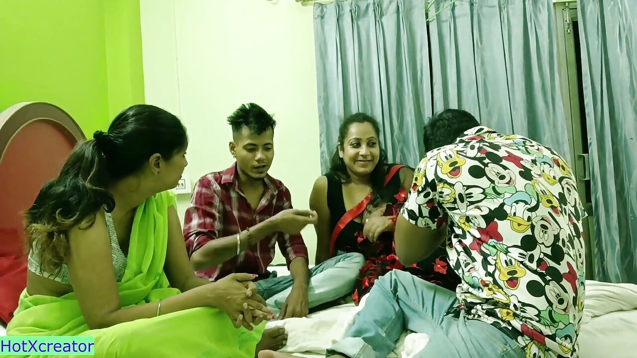 Indian Beautiful Wife Swapping Sex!