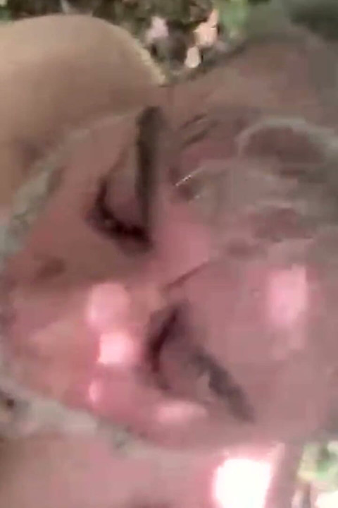 Dangerous Outdoor Blowjobs. Nypster Swallows Cum From a Bum's Gigantic Cock