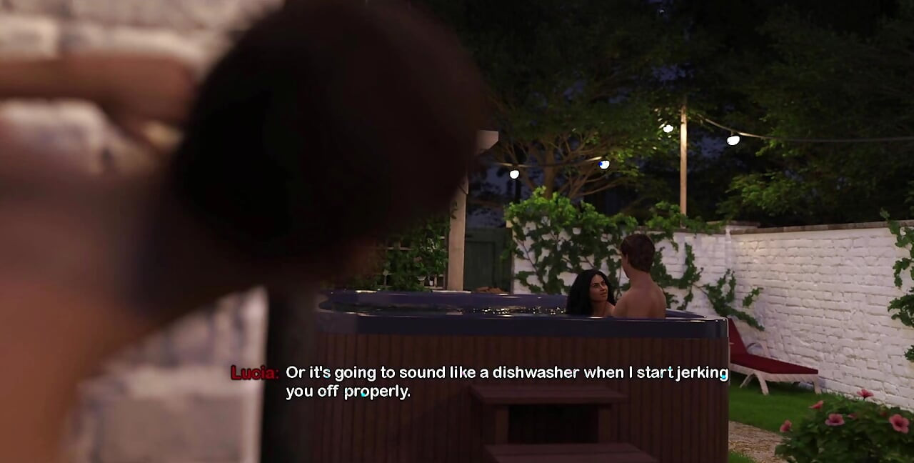 My Bimbo Dream 42 - Hot Latina MILF Gives Handjob to Virgin in Jacuzzi