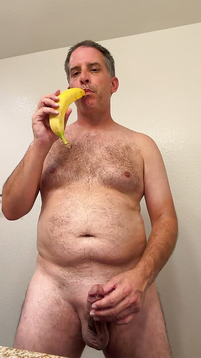 Full blown silliness as I get out of the shower and dry off