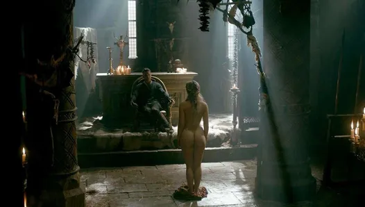 Alicia Agneson Nude Butt & Tits in Vikings -ScandalPlanetCom