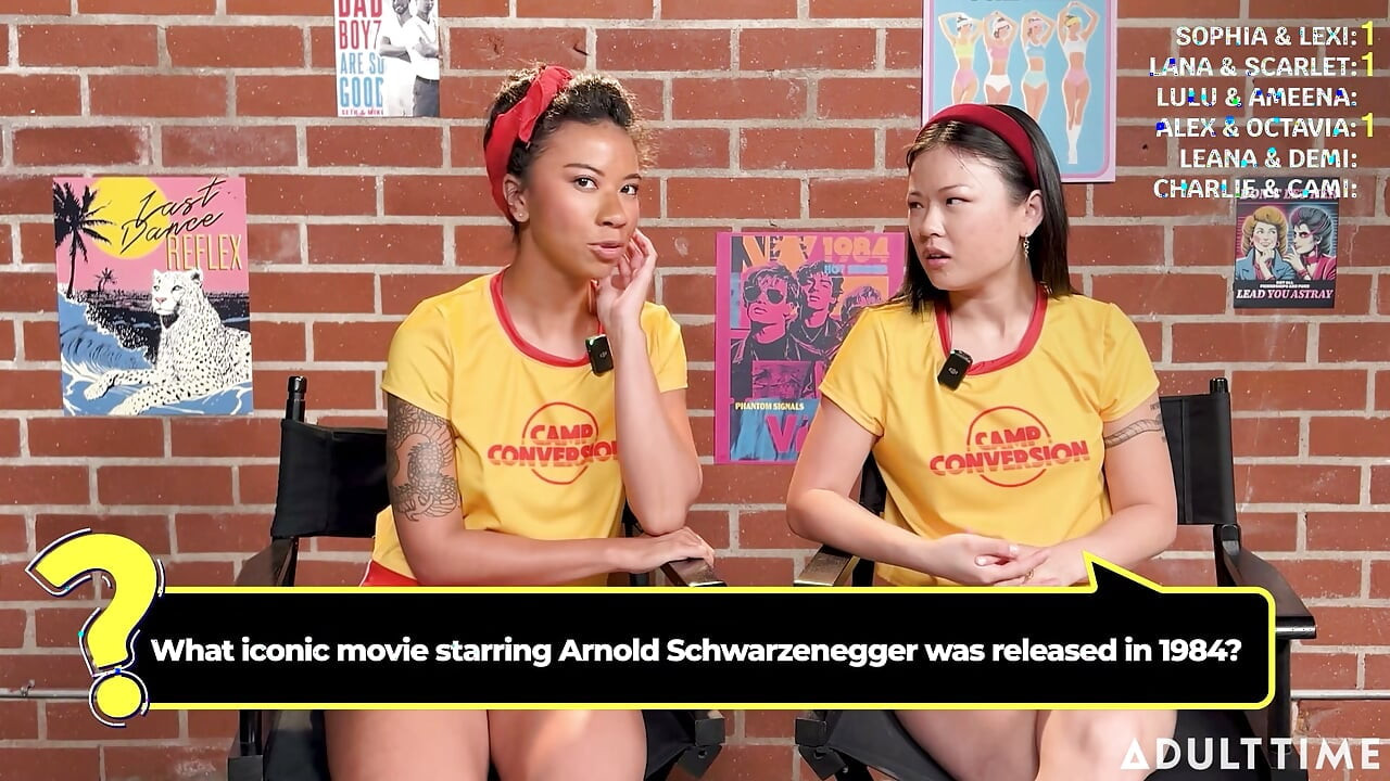 ৮০'স ট্রিভিয়া উইথ দ্য কাস্ট অফ 'Escape From Camp Conversion: A Girlcore Trilogy' Adult Time
