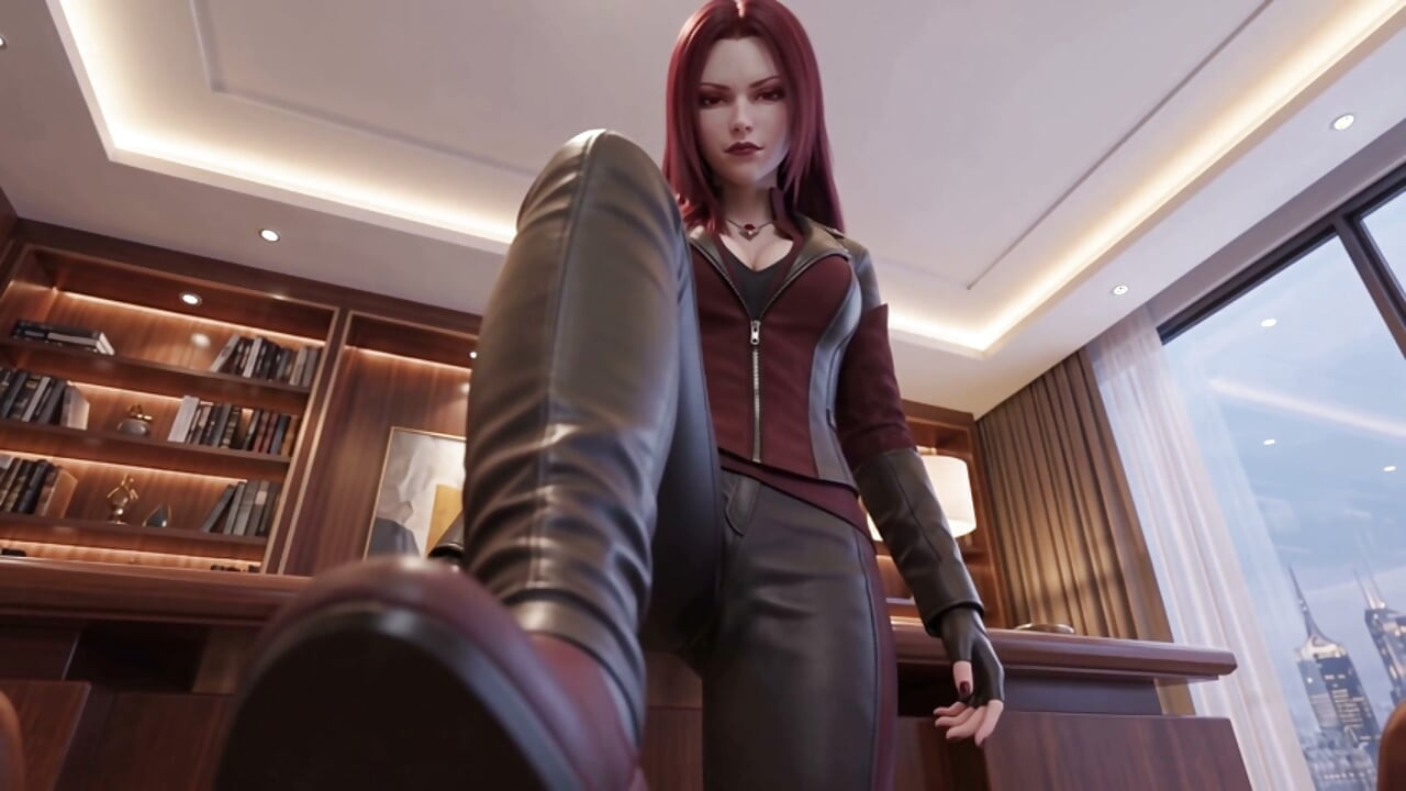 Vampire CEO Vesper Wants You After Hours - 3D Anime Office Fantasy