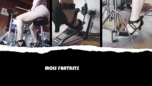 Практика на наборе барабанов