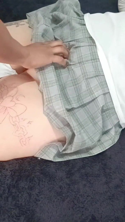 PERVERTED COUSIN TAKES ADVANTAGE OF HIS SCHOOLGIRL COUSIN'S INNOCENCE | Clip 1