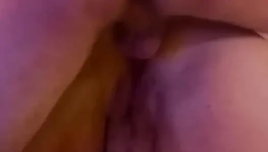 I fuck my wife in the ass and cum in her#2