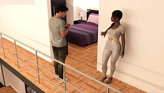 College Student Fucking Petite Housemaid Girl Tight Pussy