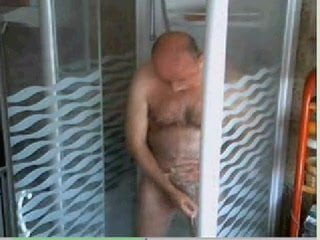 Daddy showers and strokes