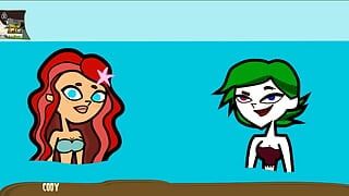 Total Drama Гарем (AruzeNSfw) - часть 27 - Bridgette мастурбирует, шеф-повар и Крис спасены! От LoveSkySan69