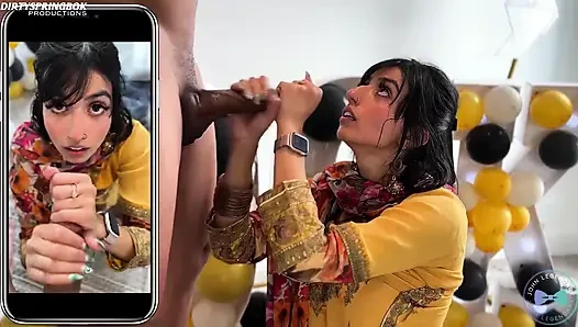 Busty Pakistani Cum Slut Cheats on Husband with BBC