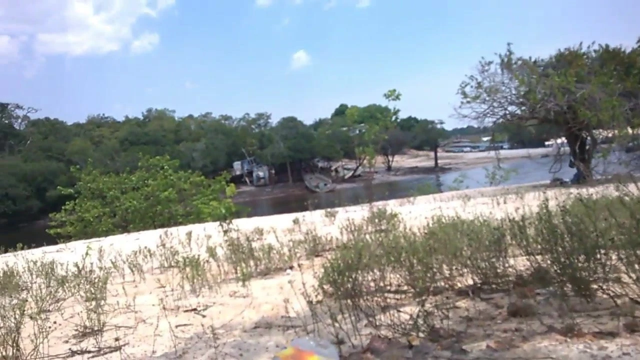 exibicao na praia