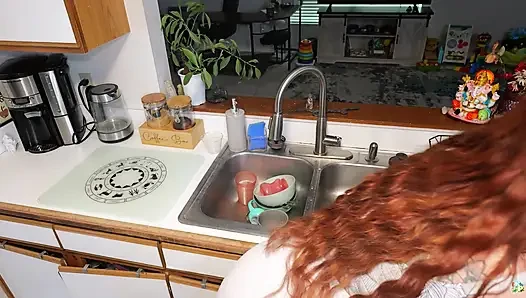 Pregnant Stepmom Encourages Stepson to Fuck Her Ass