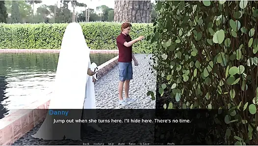 Milftopia-gameplay - permainan peran - ibu kos bertemu penyewa kampus dean