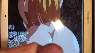 Hentai Sperma-Hommage: Schießen auf Rika Shirakis Arsch