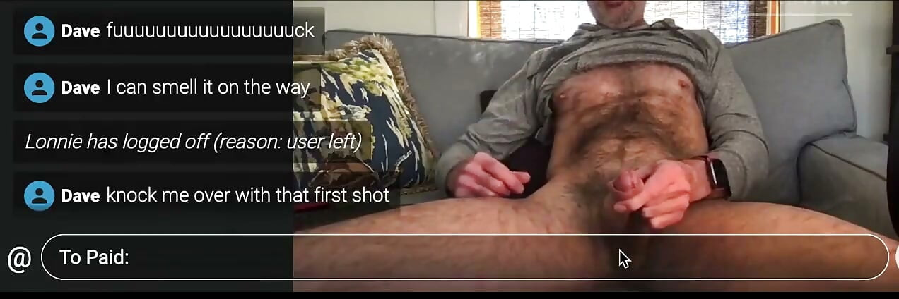 Guy Busy Home Alone Ass Out Balls Out Cock Out in Blue Workout Shorts