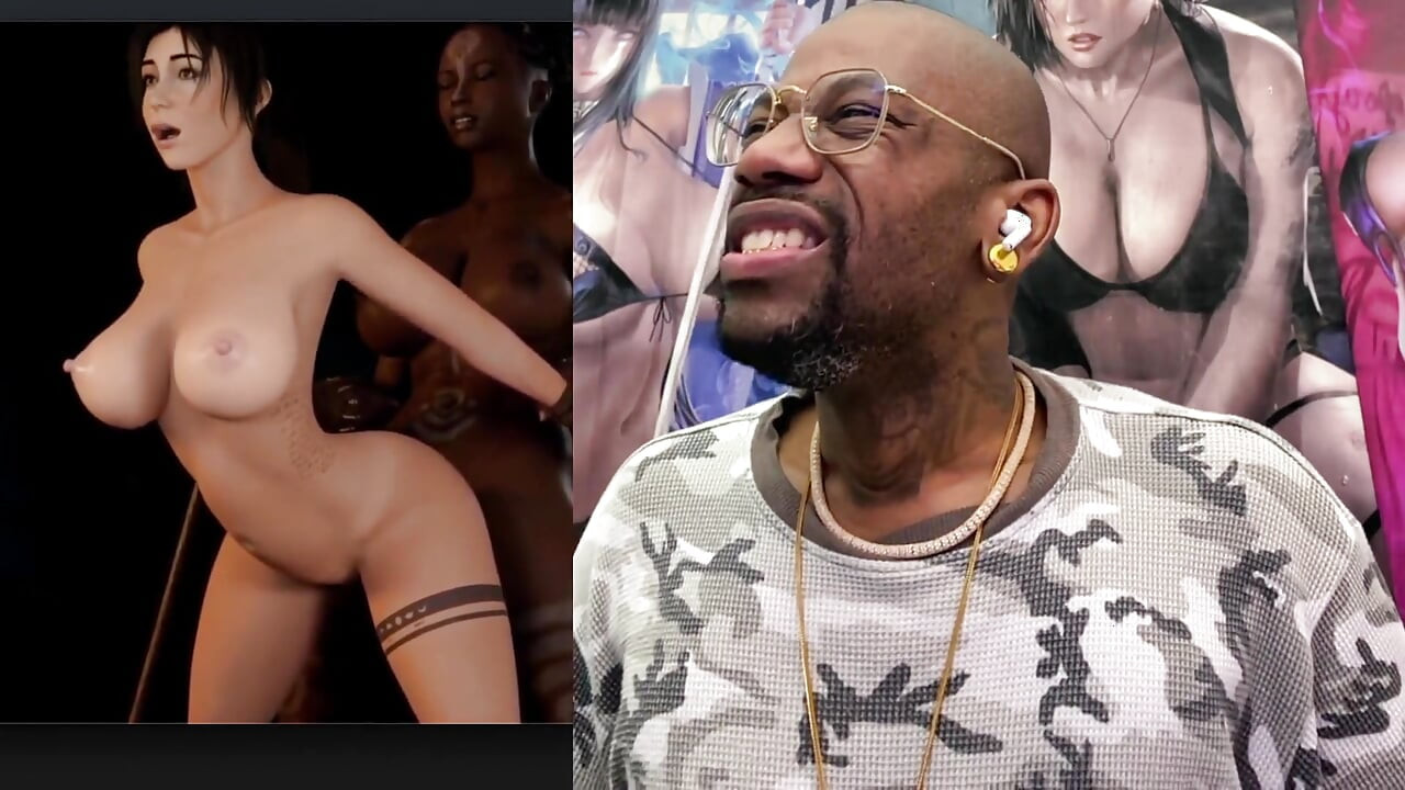 Thicc - สาวข้ามเพศแข็งแสนอร่อยน้ําแตกอย่างหนักสําหรับเรา, Lara Croft หีหัวโล้นชิมควยข้ามเพศ, ควยสาวควยใหญ่ผิวดํา