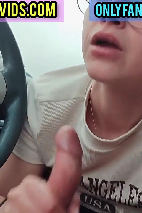 Shanaxnow Perfect Car POV Blowjob Deepthroat with Cum Inside Mouth