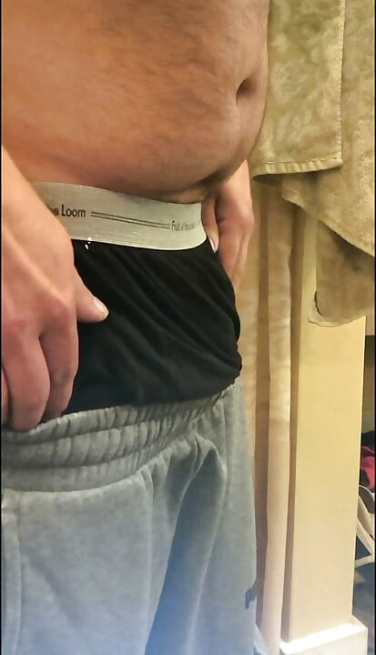 Pajeándose en la ducha