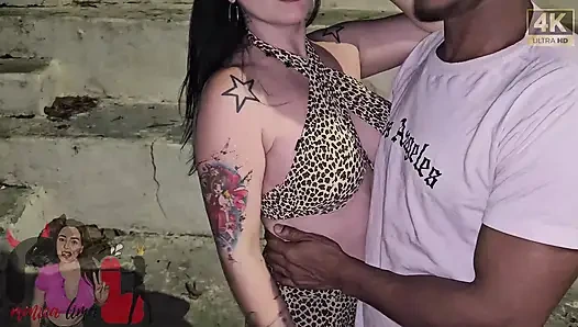 I Had Sex with the Black Cocky Eater in Front of the Cuckold and Without a Condom.