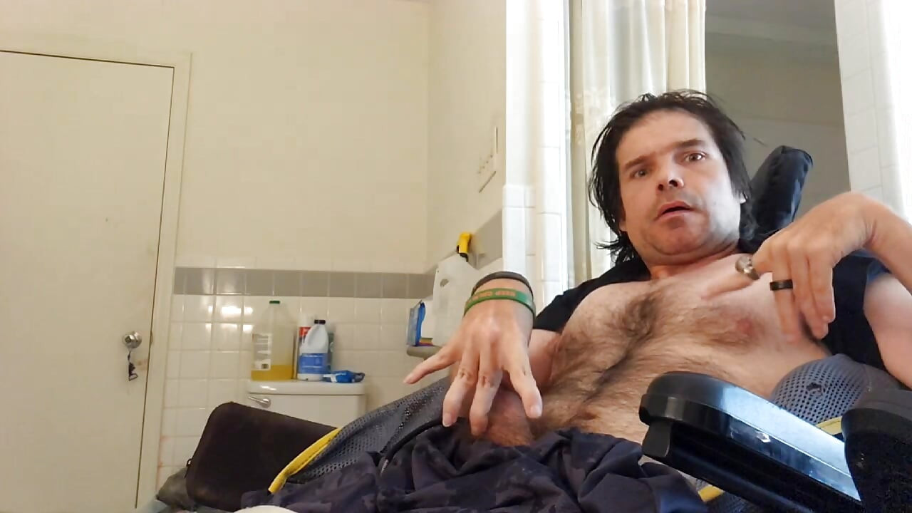 Kevy 69's Sexy Wheelchair Man Give you Two Orgasms to Cum with Him