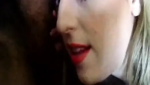 Snowbunny Cumslut Cheats W/bbc on White Husband Right After Her Wedding, Toasts the Occasion with a Shotglass of Jizz