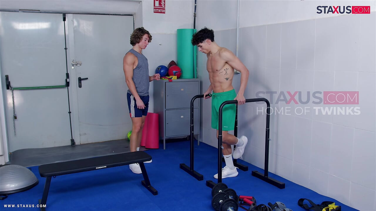 STAXUS :: Hot Coach Destroyed My Ass in the Gym After Training Session!