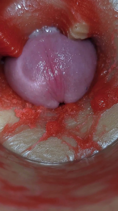 Camera Inside Deep Pussy Captures Very Huge Ejaculation of Sperm ASMR | Clip 1