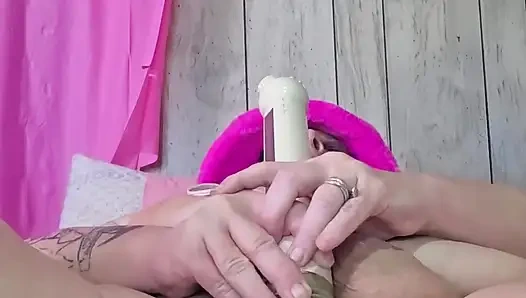 Little Vibration Wont Do for Nasty Whore Who Needs to Cum
