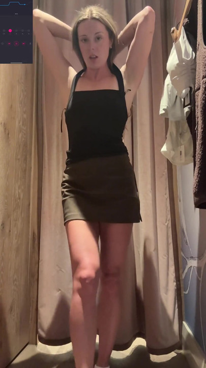 Aritzia Clothing Try-on Orgasm
