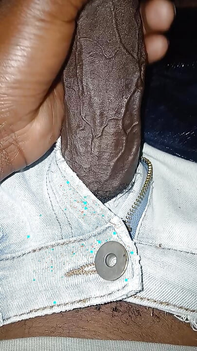 Big black cock with veins