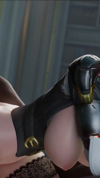 Thrilling moment from "Aphy3d Hard anal sex delicious big booty doggy style swallowing huge black cock sweet anus gaping"