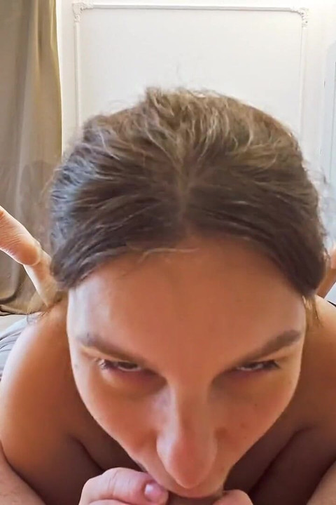 Hot Wife Amazing Full Eye Contact Blowjob Cum Swallow